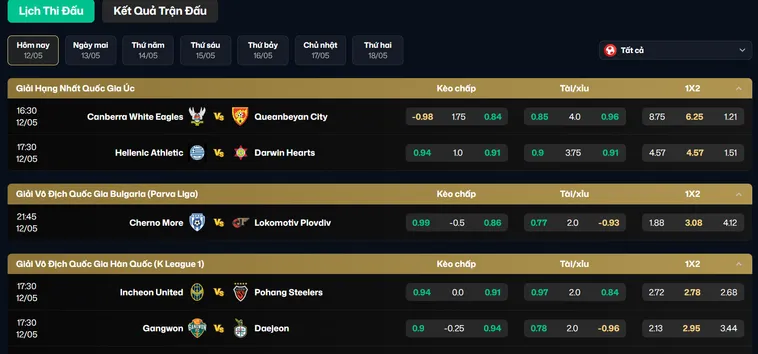 Thể Thao BTI Sports Tại VaoBet Sảnh Cược Đa Dạng Kèo Phụ Và Tỷ Lệ Odds Hấp Dẫn