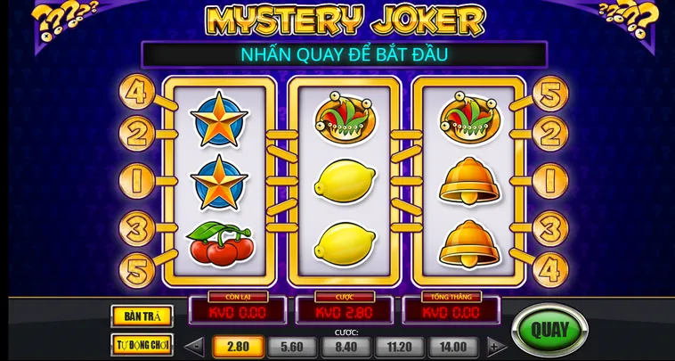 Game Nhanh Mystery Joker Tại VaoBet Quy Trình Quay Thưởng Tự Động Và Phân Tích Xác Suất Nổ Hũ Jackpot Bí Ẩn