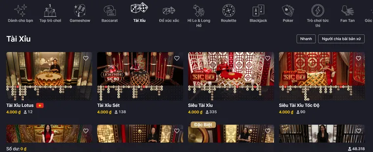 Sicbo Live Tại VaoBet Sảnh Xúc Xắc Quốc Tế Đẳng Cấp Với Tỷ Lệ Nhân Thưởng Siêu Cấp