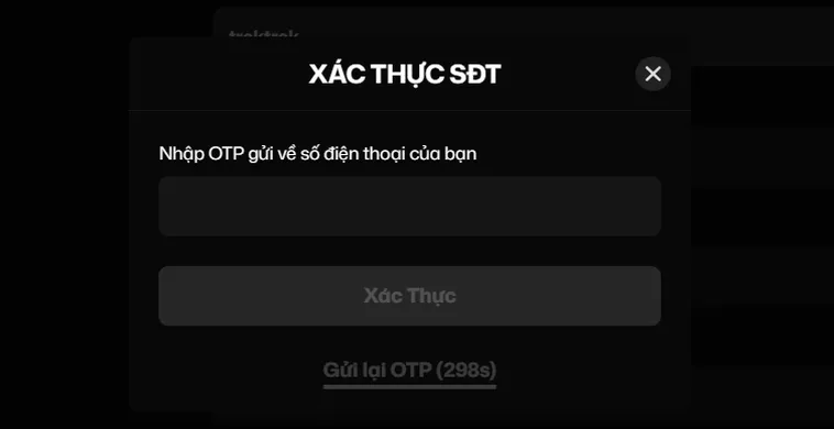 Tài khoản được bảo vệ bởi Xác minh SĐT – An tâm tuyệt đối